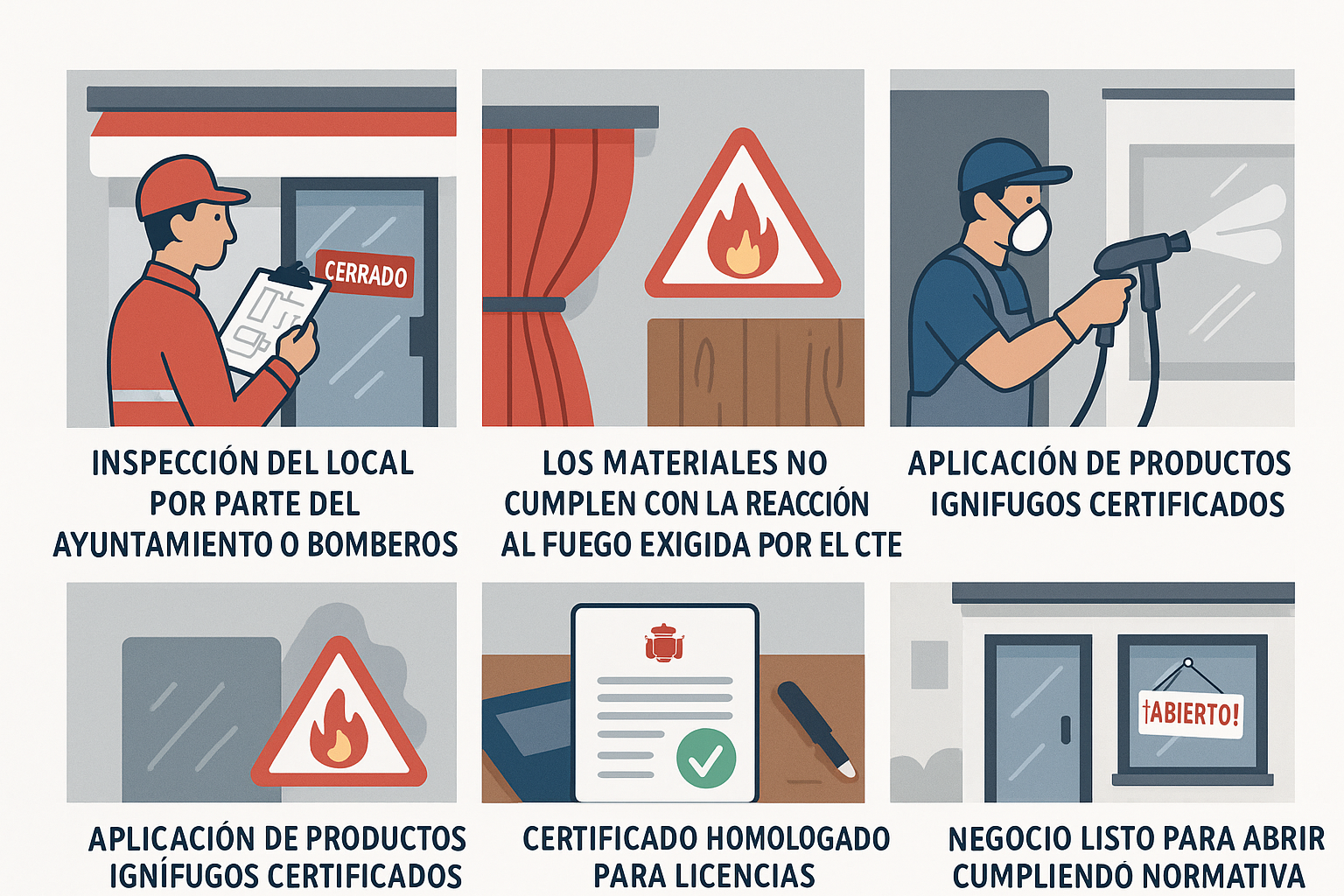 ¿Qué ocurre si no cumples con la reacción al fuego del CTE?