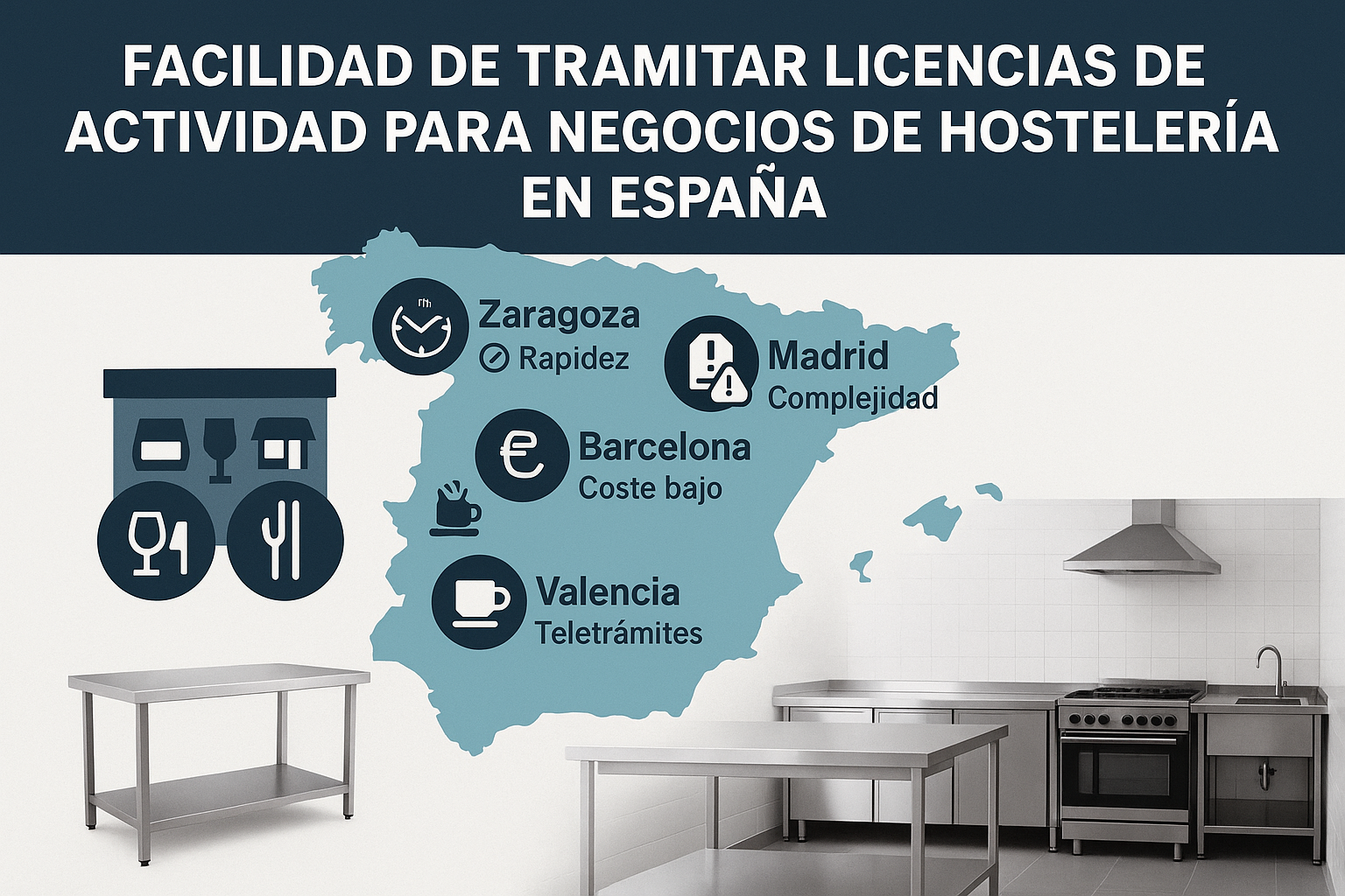 ¿En qué ciudad española se gestiona mejor la licencia de hostelería?