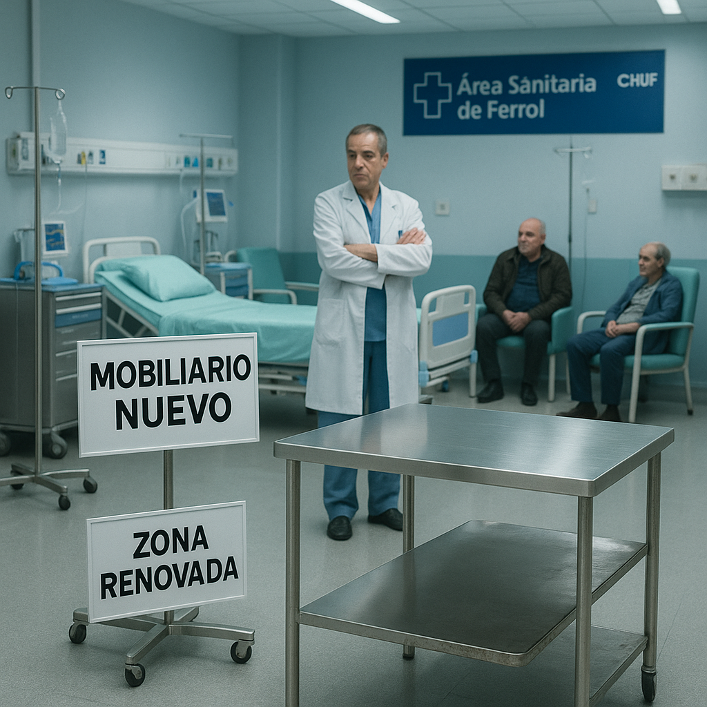 Balance tras casi un año de renovar el mobiliario en hospitales de Ferrol: ¿promesa cumplida?