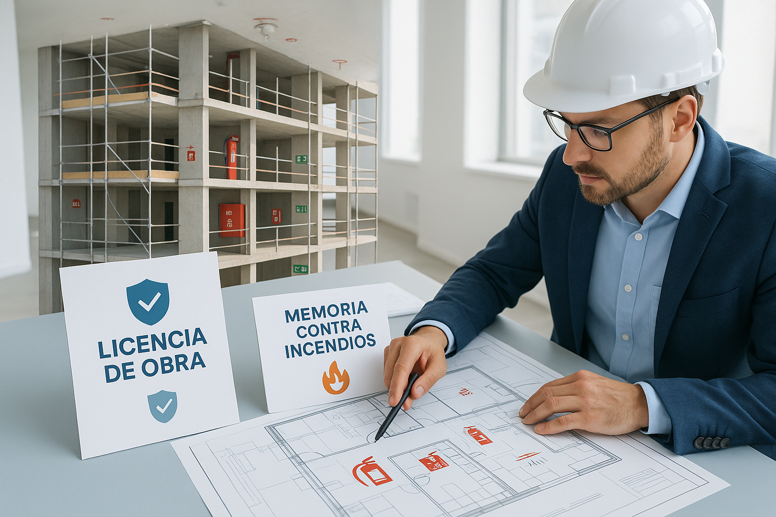 Licencia de obra y memoria contra incendios: asegurando tu proyecto