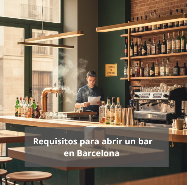 Requisitos para abrir un bar en Barcelona