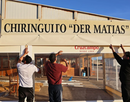 La Policía Local ordena el cierre definitivo del chiringuito Der Matías en Punta Umbría