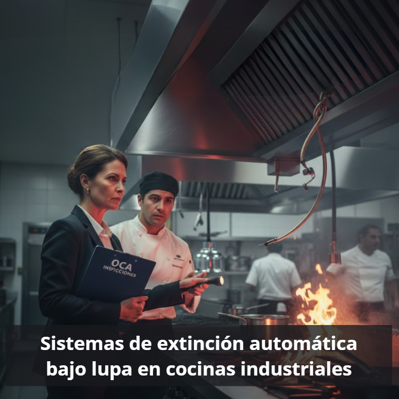 Inspecciones OCA en cocinas industriales: por qué los sistemas de extinción automática están en el punto de mira