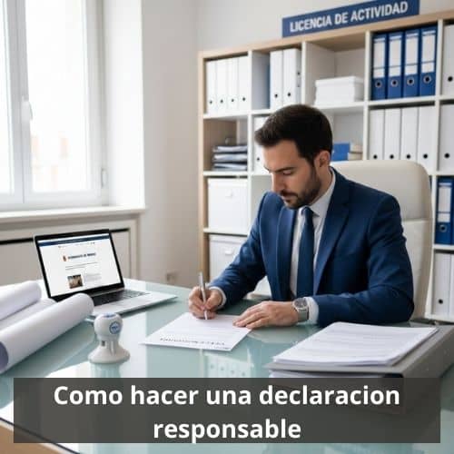 Como hacer una declaracion responsable